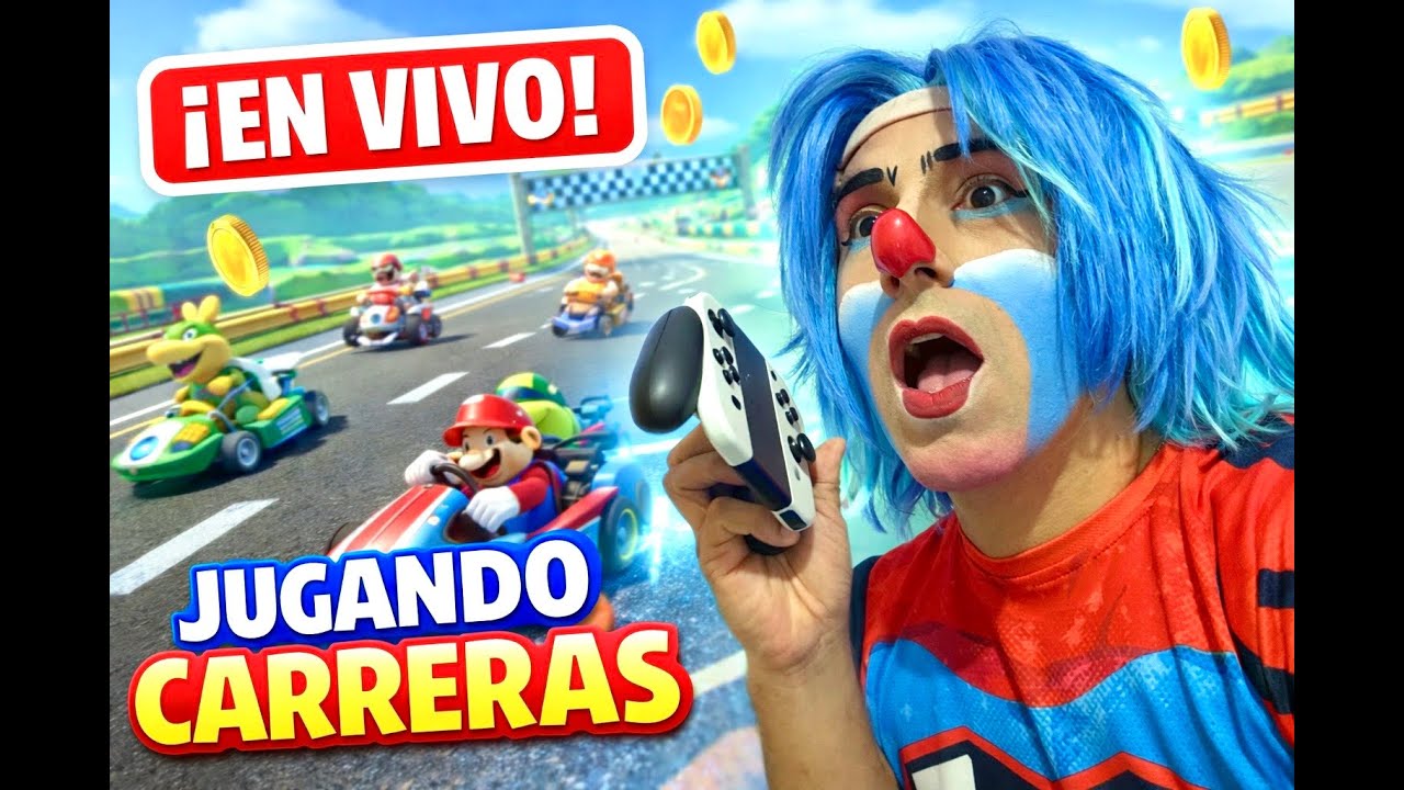 YOMI LUCHAHEROE JUGANDO MARIO KART #gameplay #videogames 