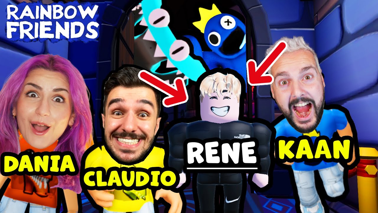 KAAN, DANIA, RENE & CLAUDIO SPIELEN GEMEINSAM RAINBOW FRIENDS CHAPTER 2