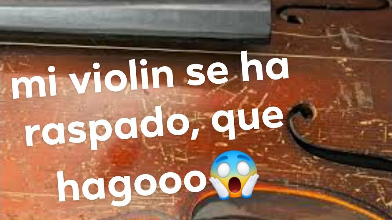 barniz de violín parte 2, violín raspado / fix a scratched violin part 2 (just cheap violins)