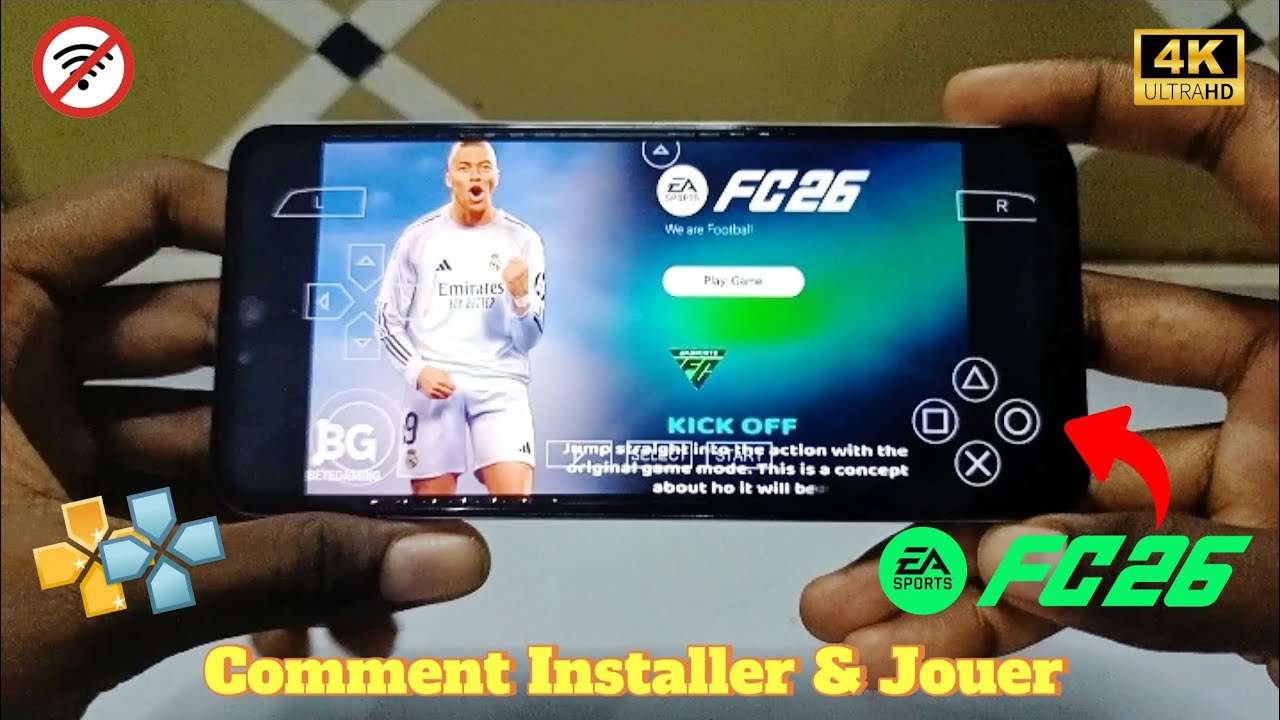 Comment Installer & Jouer à FC26 Sur L'emulateur PPSSPP (Android & IOS) | Tutoriels Complet 