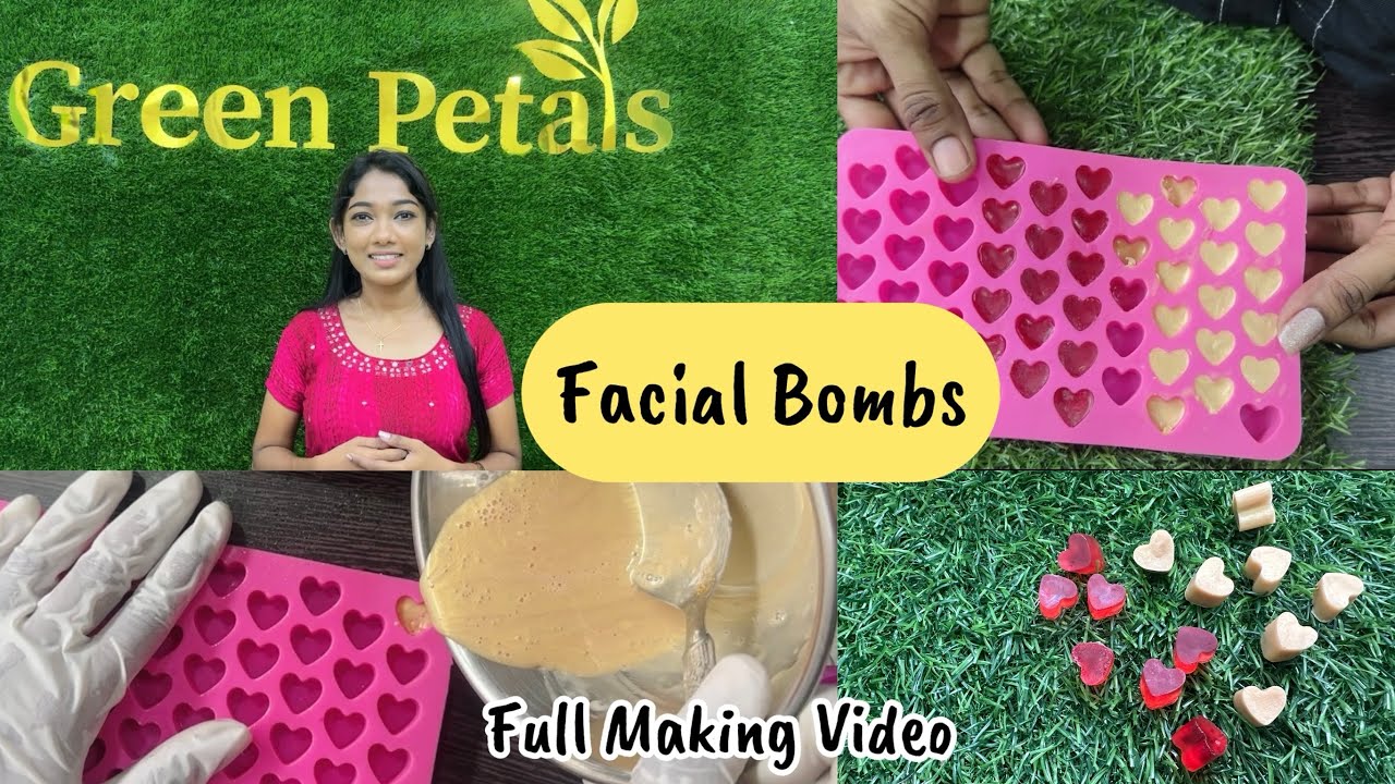 Homemade Facial Bombs 💣😁🌸 Full Making Video 🌺