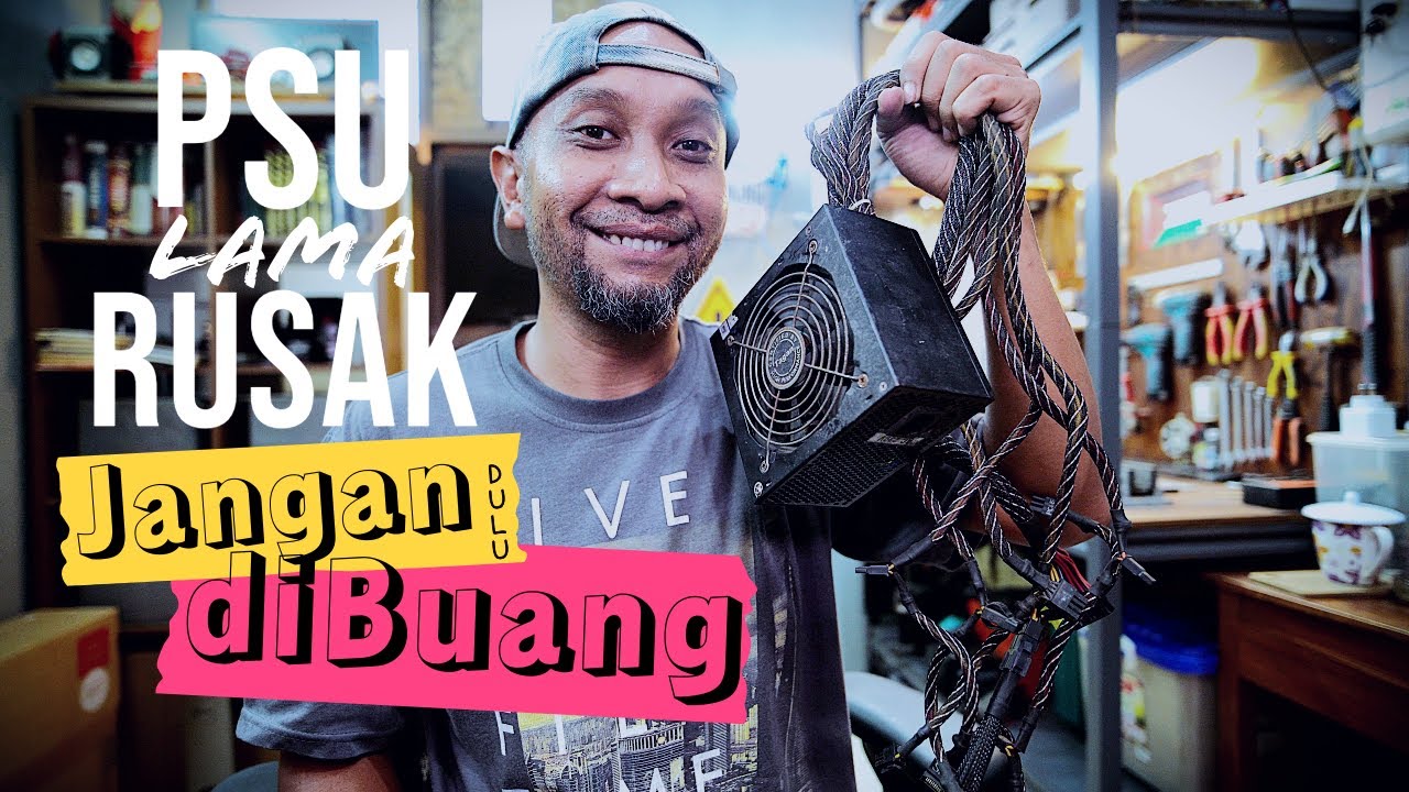 (PSU) Power Supply PC Lama, Rusak, Ga Di Pakai? Di Betulin Aja Dulu‼️siapa tau cuma kerusakan simple