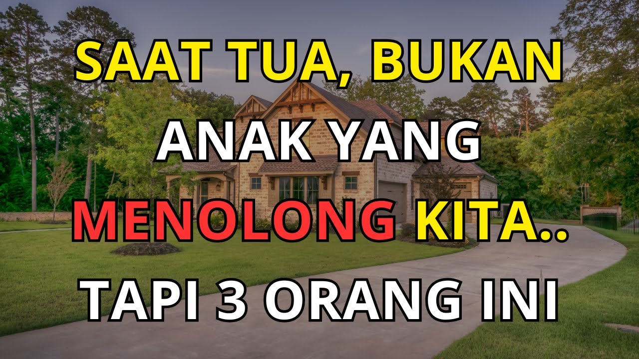 Kenyataan Pahit di Usia Tua: Yang Menolong Lansia Bukan Anak, Tapi 3 Orang Ini