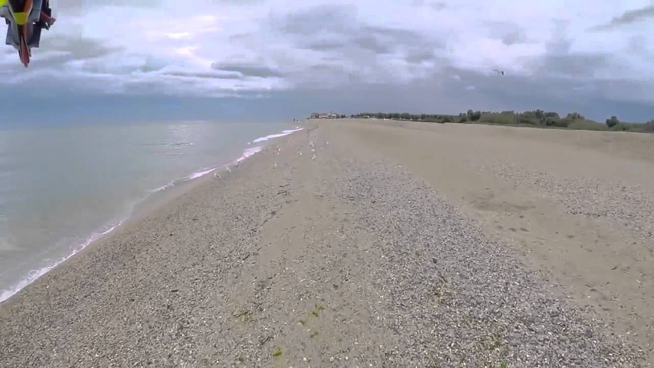 Numana Beach aerial filming, Riviera del Conero, Italy