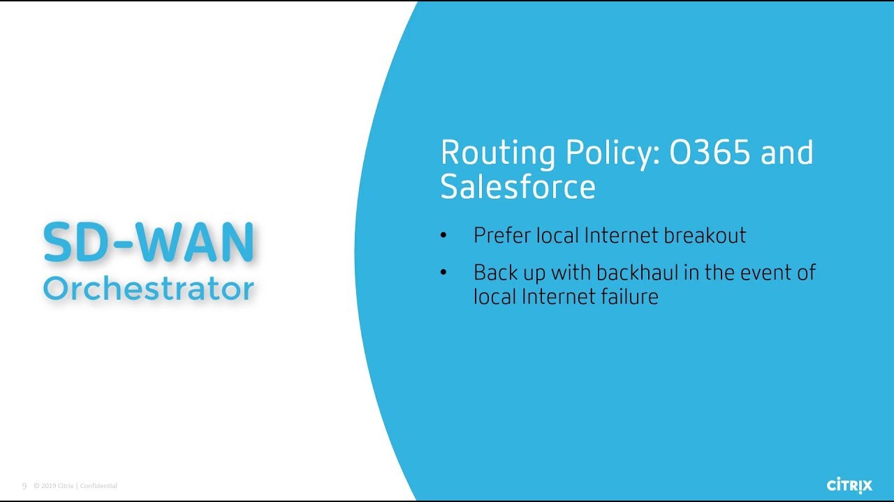 Citrix SD WAN Orchestrator - Configure Office 365