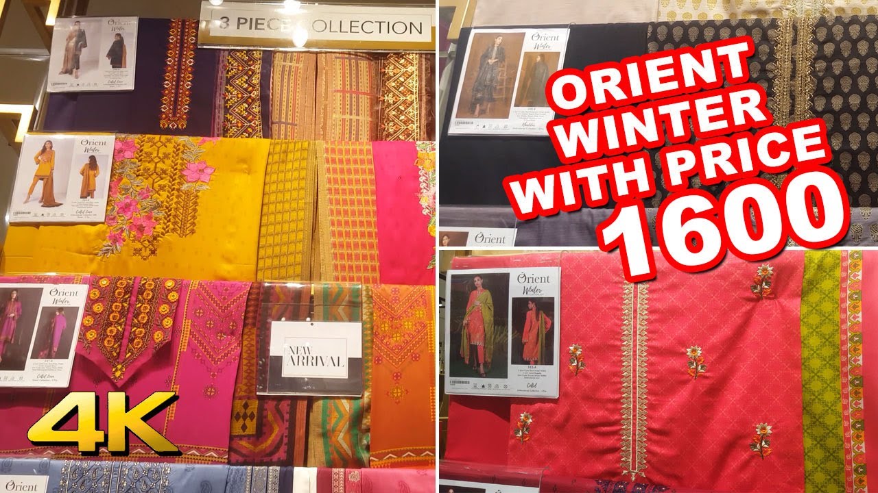 Orient Winter Collection 2019 with Price | Pakistani Branded Winter Dress Designs | Sara Clothes