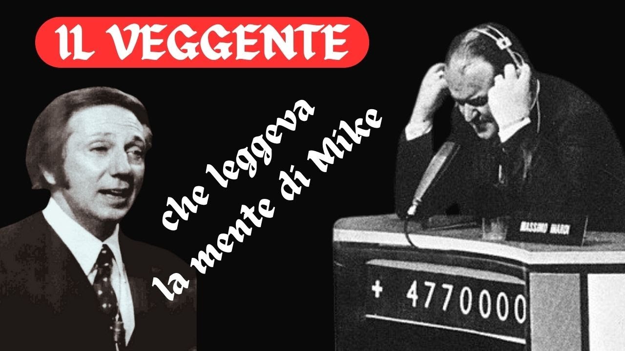 MASSIMO INARDI, il veggente di Rischiatutto che leggeva nella mente di Mike