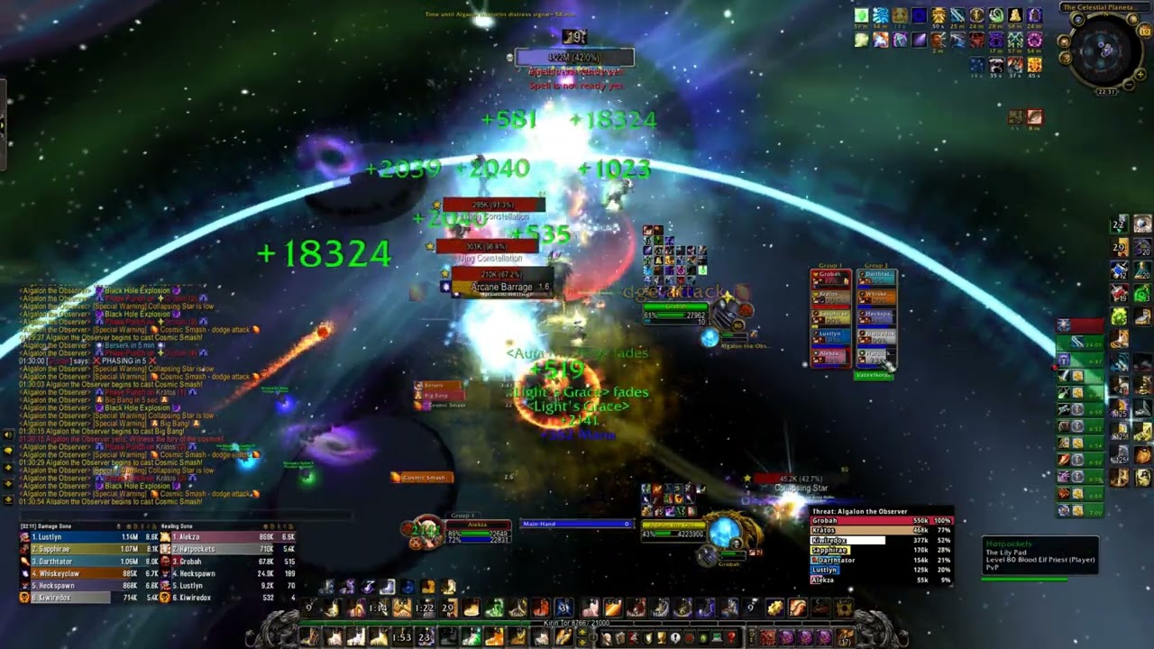 Ulduar 10 Algalon - 0 Deaths - Holy Paladin PoV