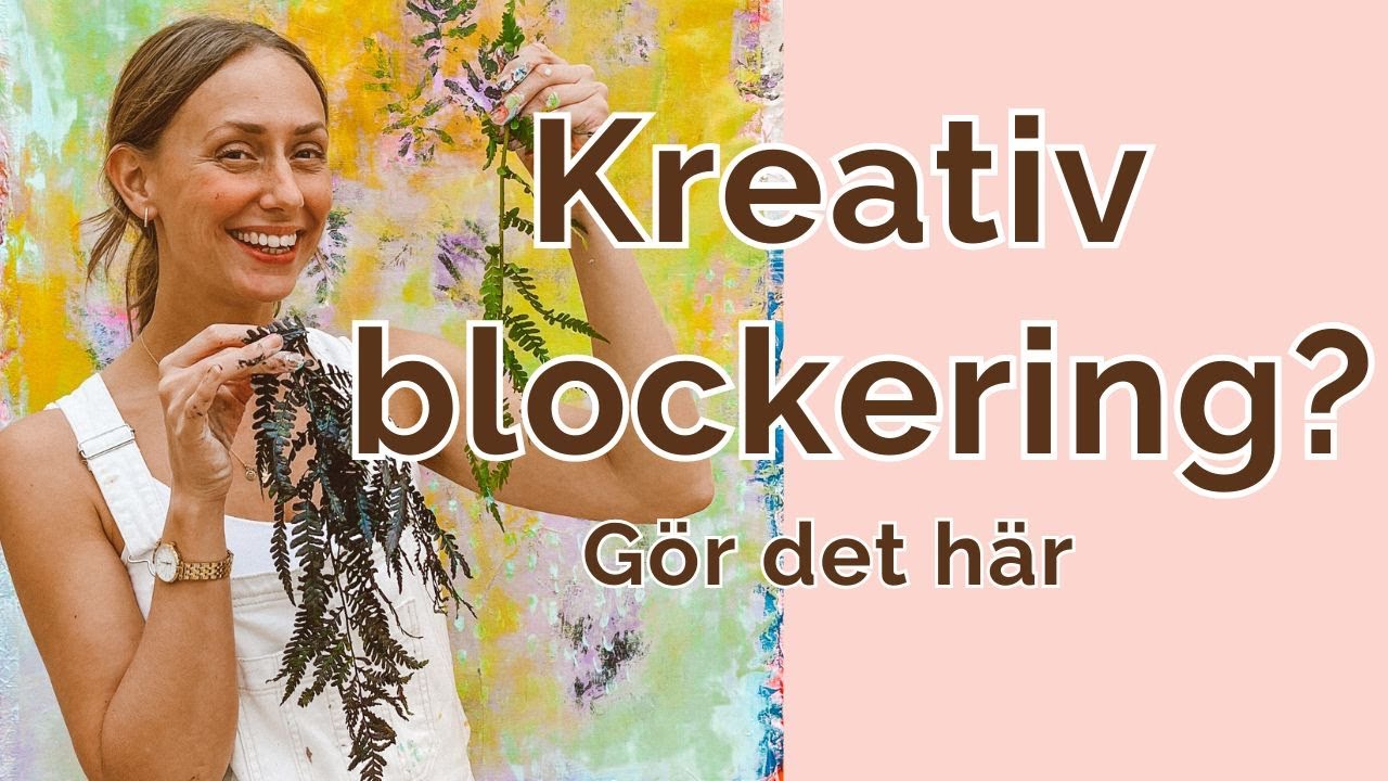 Hur du hittar ny inspiration till dina tavlor. Natur prints! Måla akryl för nybörjare.