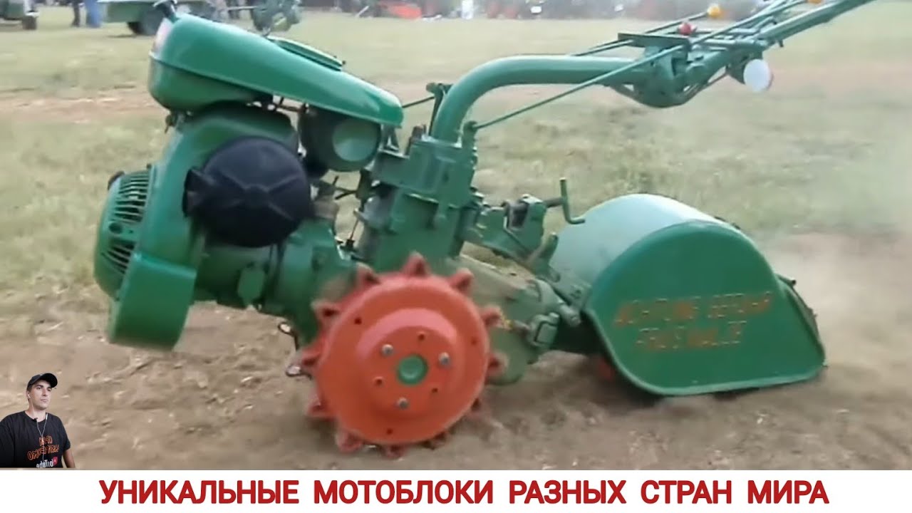 УНИКАЛЬНЫЕ МОТОБЛОКИ РАЗНЫХ СТРАН МИРА, В РАБОТЕ #10/ UNIQUE MINITRACTORS FROM DIFFERENT COUNTRIES