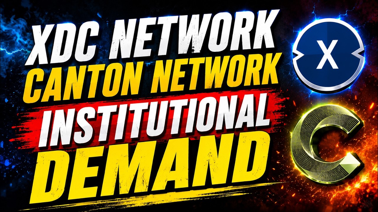 XDC INSTITUTIONAL ADOPTION CANTON NETWORK MAJOR BREAKOUT PENDING