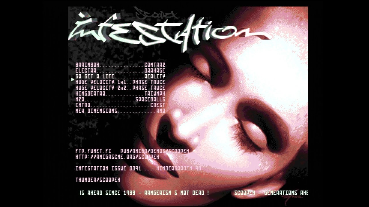 Commodore Amiga AGA demo: Scoopex - Infestation 91 (1998)