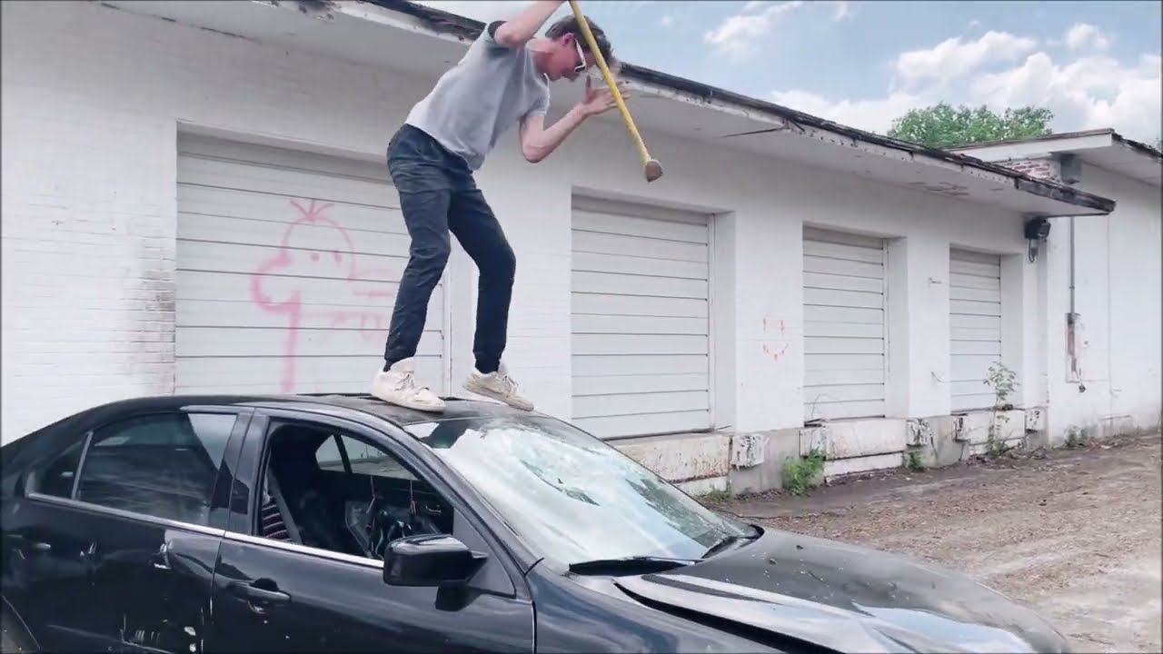 Destroying My Friends Car And Surprising Him With A New One, Then Destroying The New Car