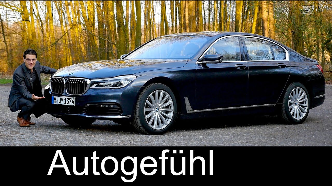 BMW 7-Series 7er FULL REVIEW test driven 740i all-new neu G11 2016/2017 with Autobahn