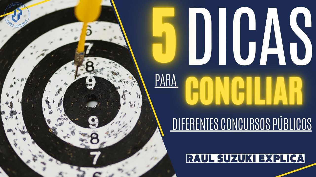 5 dicas para conciliar diferentes concursos públicos. Como assim?