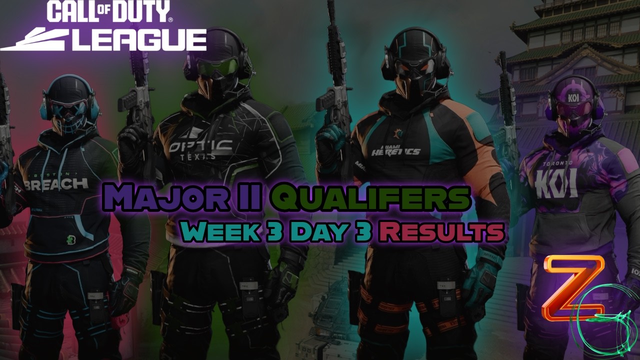 Major II Qualifiers Week 3 Day 3 Results