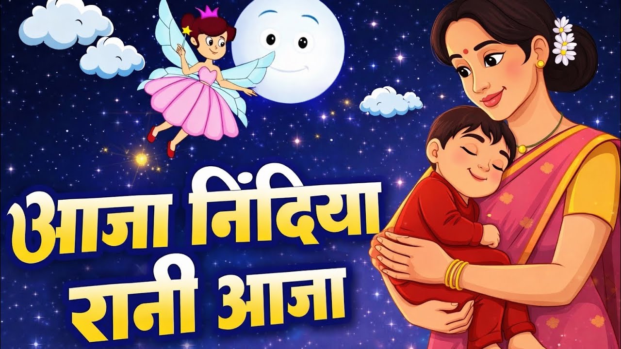 आजा निंदिया रानी आजा |Aaja Nindiya Rani Aaja | Hindi Lullaby For Babies | LittleJoY ToonS