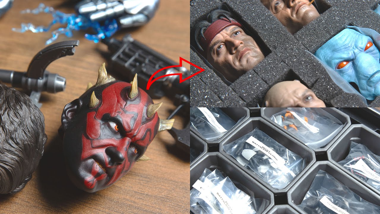 Hot Toys All-In-One Accessory/Portrait Storage & More