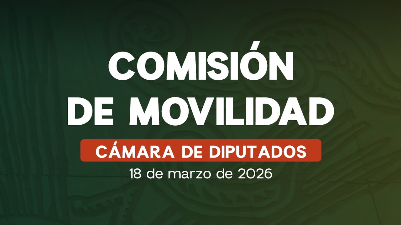 🔴Reunión de la Comisión de Movilidad de la Cámara de Diputados - 18/03/2026