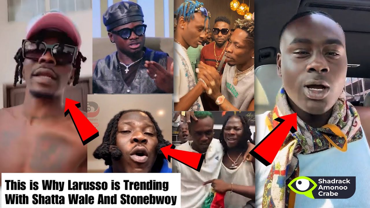 Larusso Díssed Shatta Wale And Stonebwoy? SM & BHIM Fans Attácked Him! +KuamiEugene Salutes SHATTA..