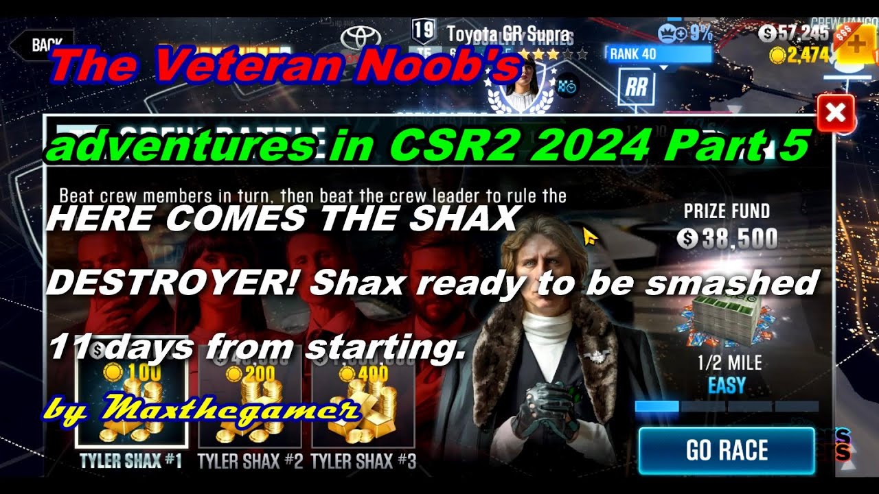 CSR 2 | CSR Racing 2, приключения ветерана-нуба в CSR2 2024, часть 5. Шэкс доберется до финиша вс...