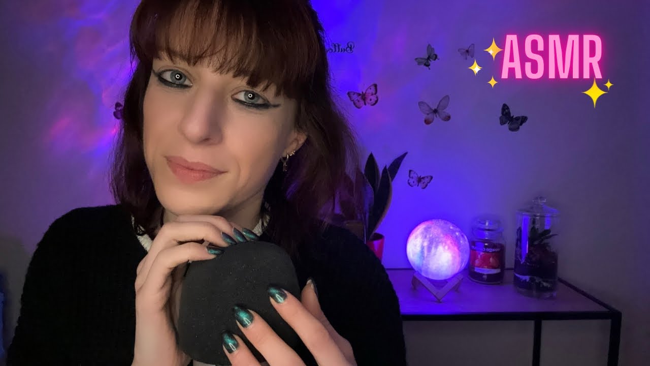 Asmr Trigger Assortment Per Dormire🌙🦋Nail Tapping, Hand Movements, Camera Tapping, Mic Scratching🌙🤍