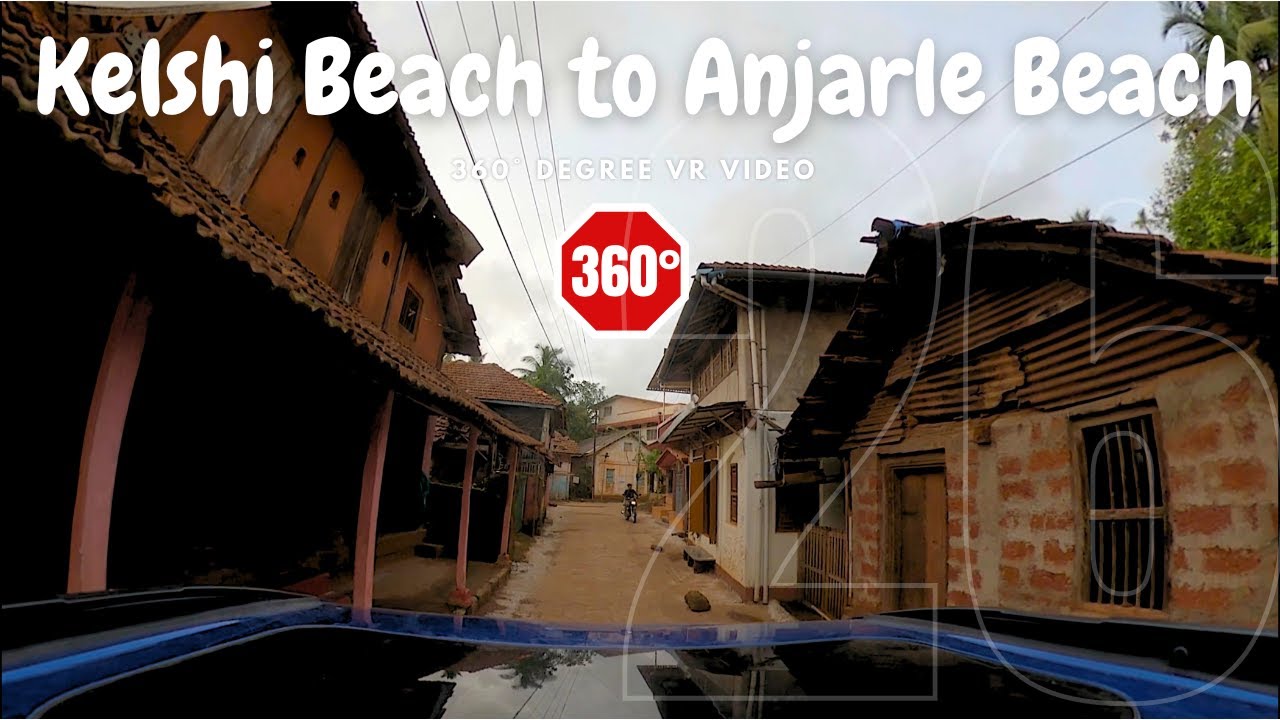 Coastal Ride - 26 | Kelshi Beach to Anjarle Beach in 360 degree | #360video #asmr