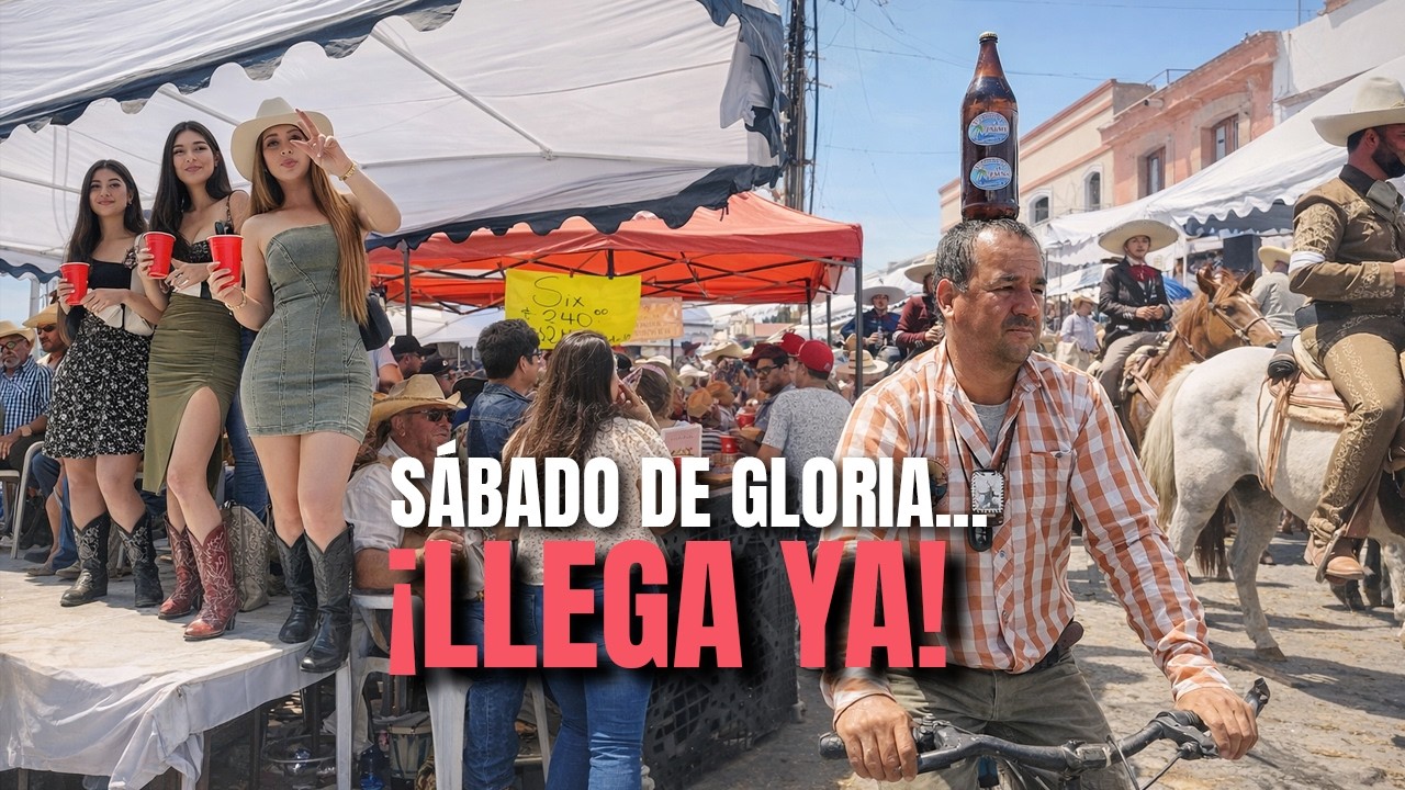 El día que TODO Jerez se vuelve una cantina | Sábado de Gloria en Jerez, Zacatecas