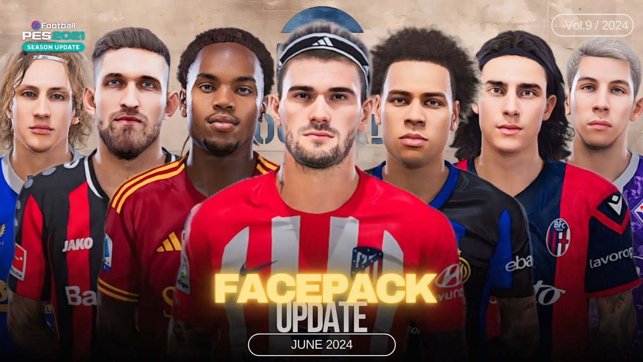 Facepack Update Pes 2021 & Football Life 2024 Vol.9 (SIDER&CPK) PC