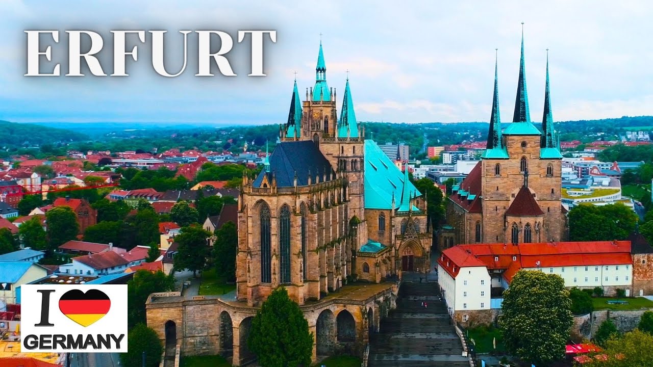 ERFURT - eine der schönsten Städte in Deutschland -  Landeshauptstadt Thüringens