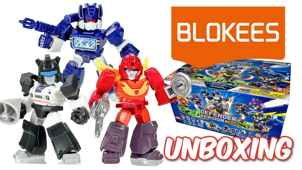 TRANSFORMERS Blokees Unboxing!!  Defender03 Heavy Metal War PREMIERE!