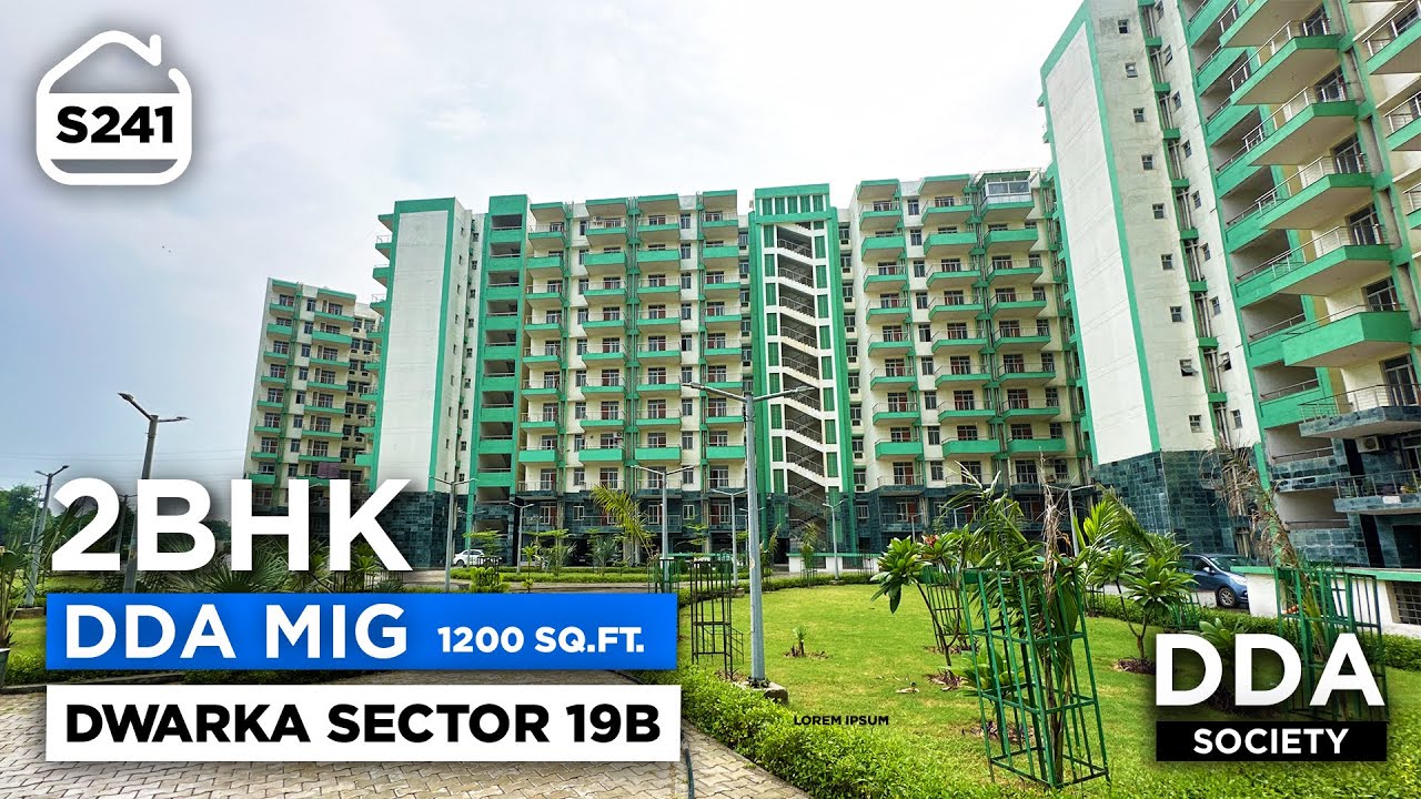 DDA MIG Flats DWARKA SECTOR 19B | 2 BHK DDA FLATS IN DWARKA #DDA HOUSING SCHEME 2023 | BRS SHOW S241