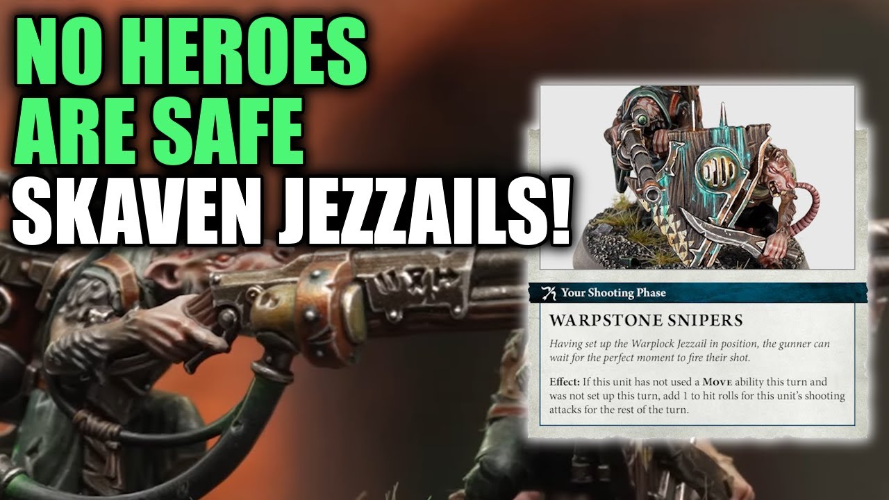 KILL ALL HEROES! Brand New Jezzail Models Look Amazing! │ Warhammer Age Of Sigmar 4th Edition
