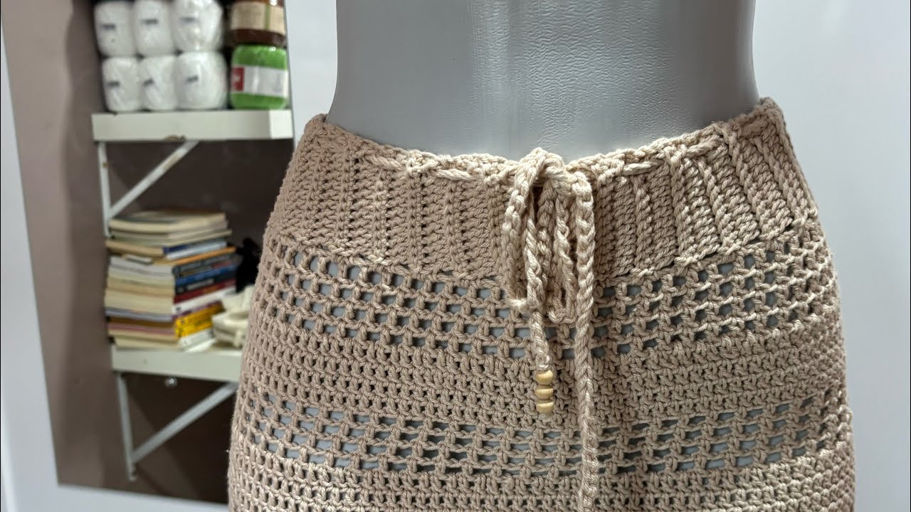 Como fazer o Ponto barra em croch&ecirc; ! Ponto sanfona ! Cos de roupas em croch&ecirc; !