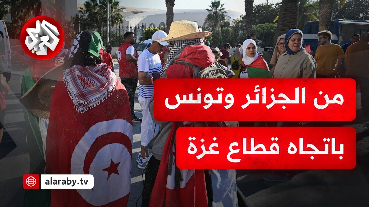 من تونس إلى رفح.. انطلاق قافلة الصمود بمشاركة نشطاء من تونس والجزائر والمغرب لكسر الحصار عن غزة