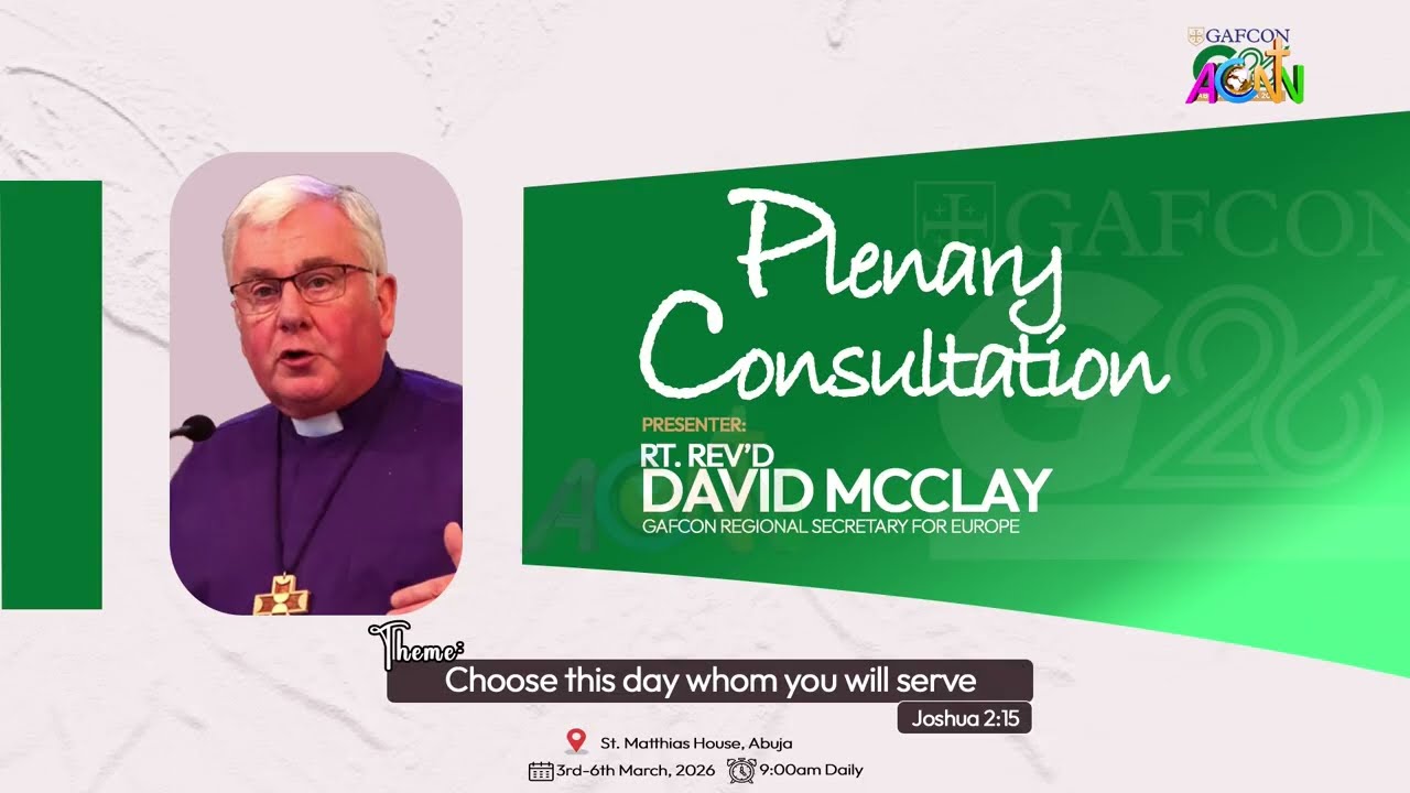 Discerning the Communion’s Way Forward - Bishop David McClay
