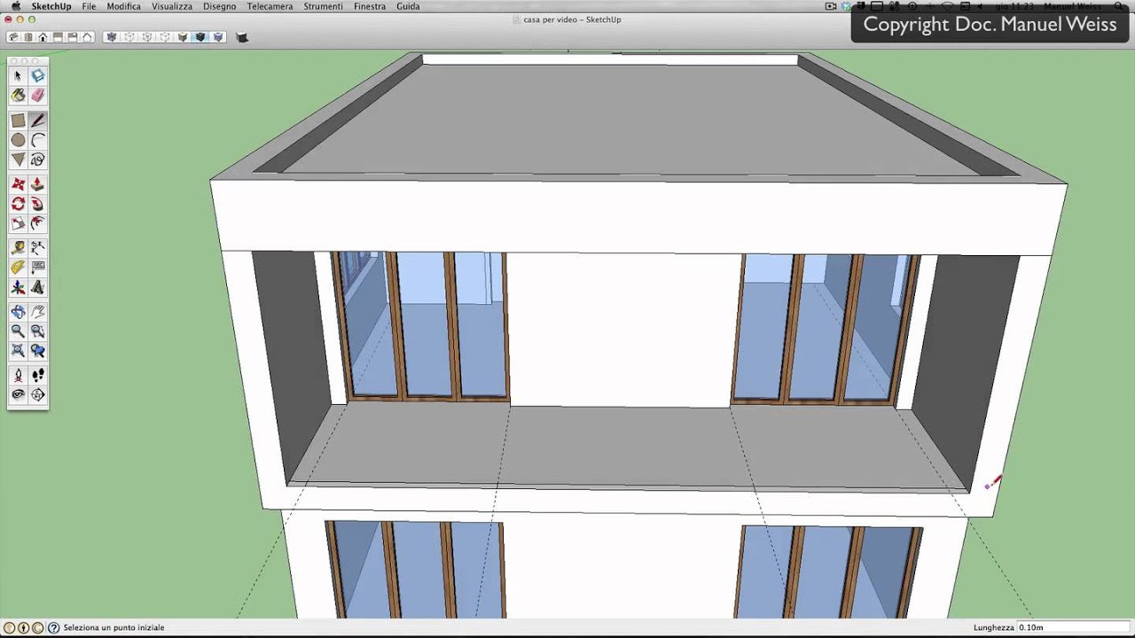 Tutorial SketchUp - Video 06 casa   porte e finestre