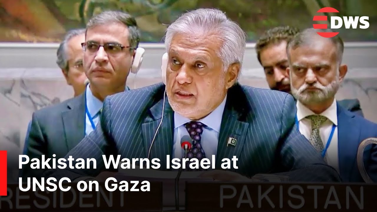 WATCH: Pakistan&rsquo;s Big Warning to Israel at UN Security Council | &ldquo;Words Are Over, Action Now&rdquo; | AQ1E