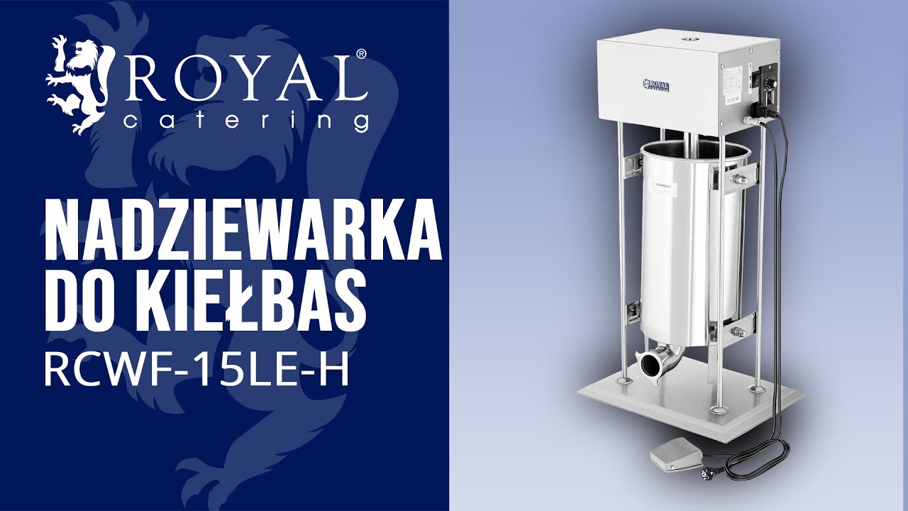 Nadziewarka do kiełbas RCWF-15LE-H  | Royal Catering | Prezentacja produktu