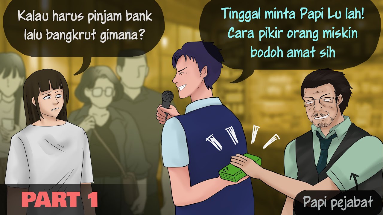 Motivator Privilege 1 – Ngaku Melarat Padahal Anak Pejabat | Kartun Animasi Drama