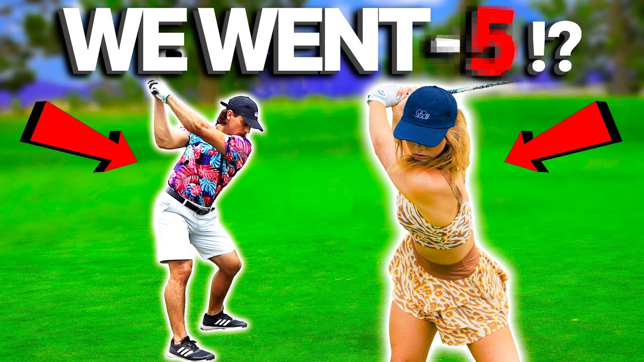 Моя девушка играет в гольф лучше всех в своей жизни в SCRAMBL! | Back Nine Vegas