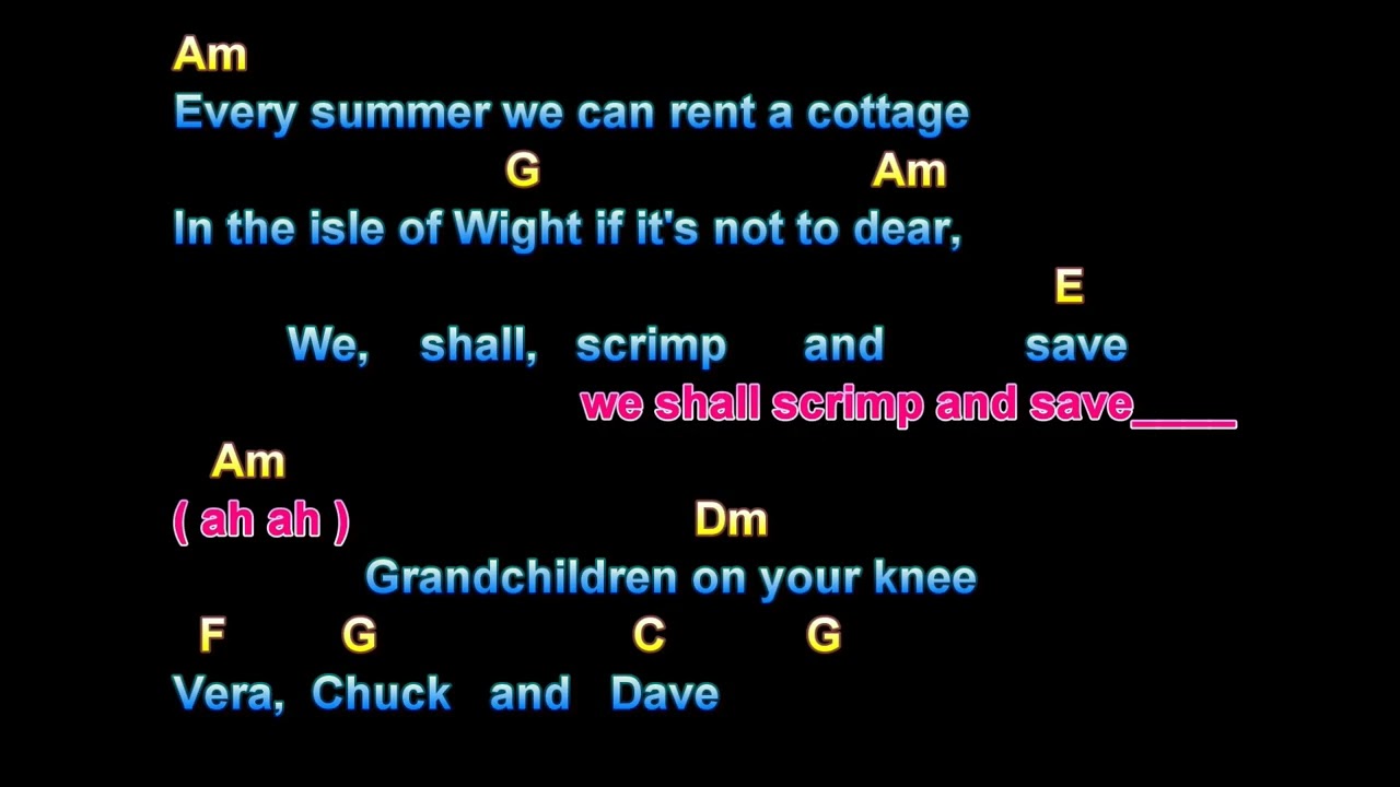 When I'm Sixty Four, The Beatles karaoke