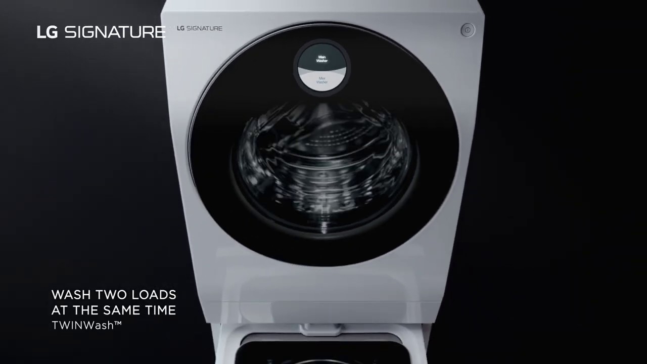 LG SIGNATURE WASHING MACHINE - Intuitive dual washing for special loads.