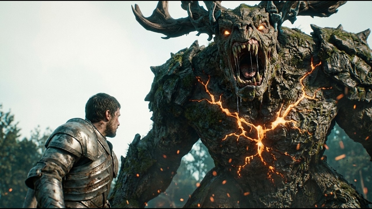 Vaelkor vs The Knight | Kaiju Fight (4K Cinematic VFX)