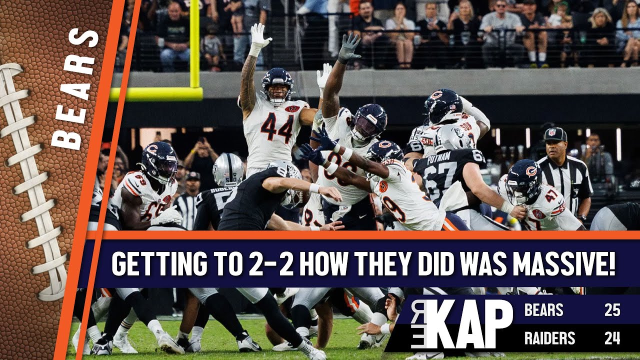 ОБЗОР: 🏈 «Чикаго Беарз» обыграли «Лас-Вегас Рэйдерс» со счётом 