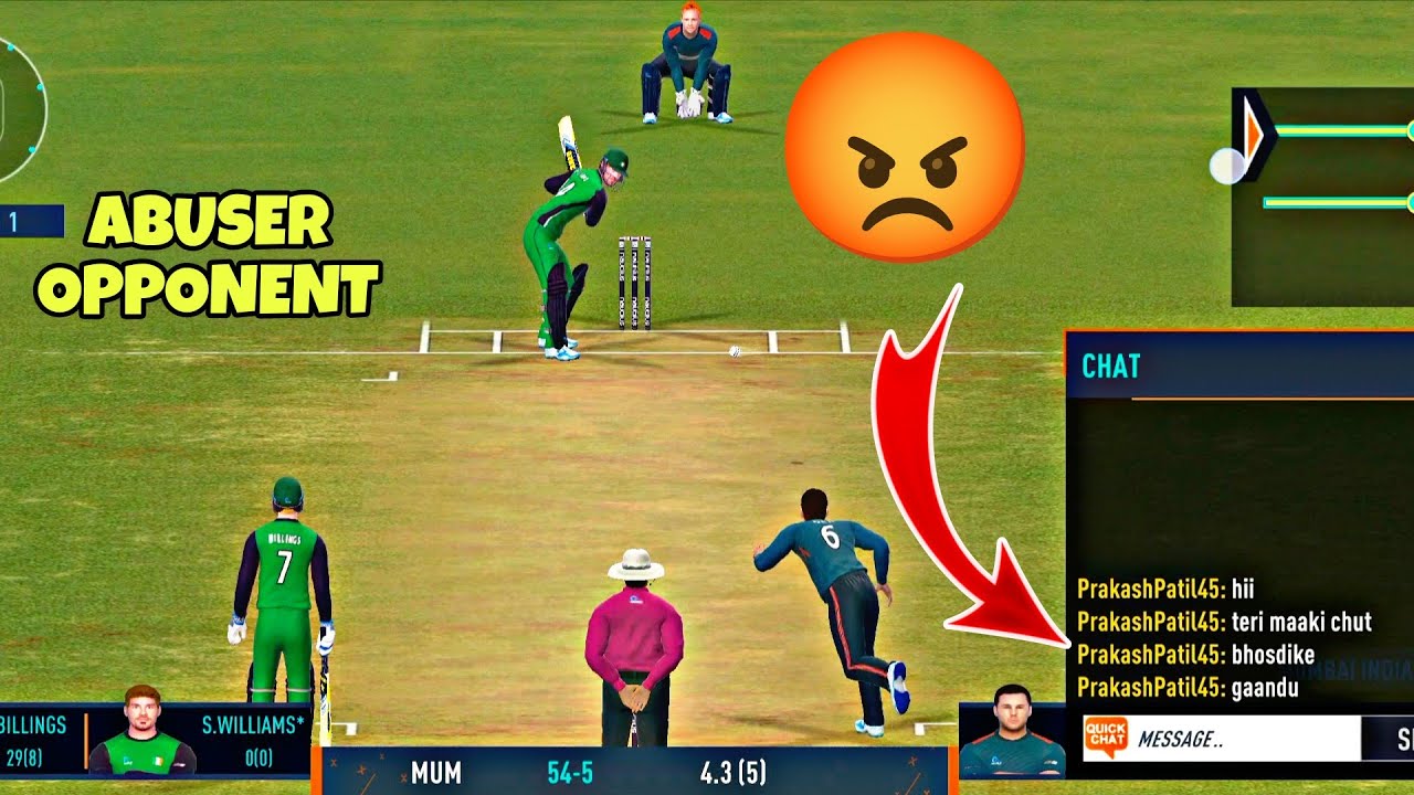 Why This Opponent Super Angry 😂 | Real Cricket