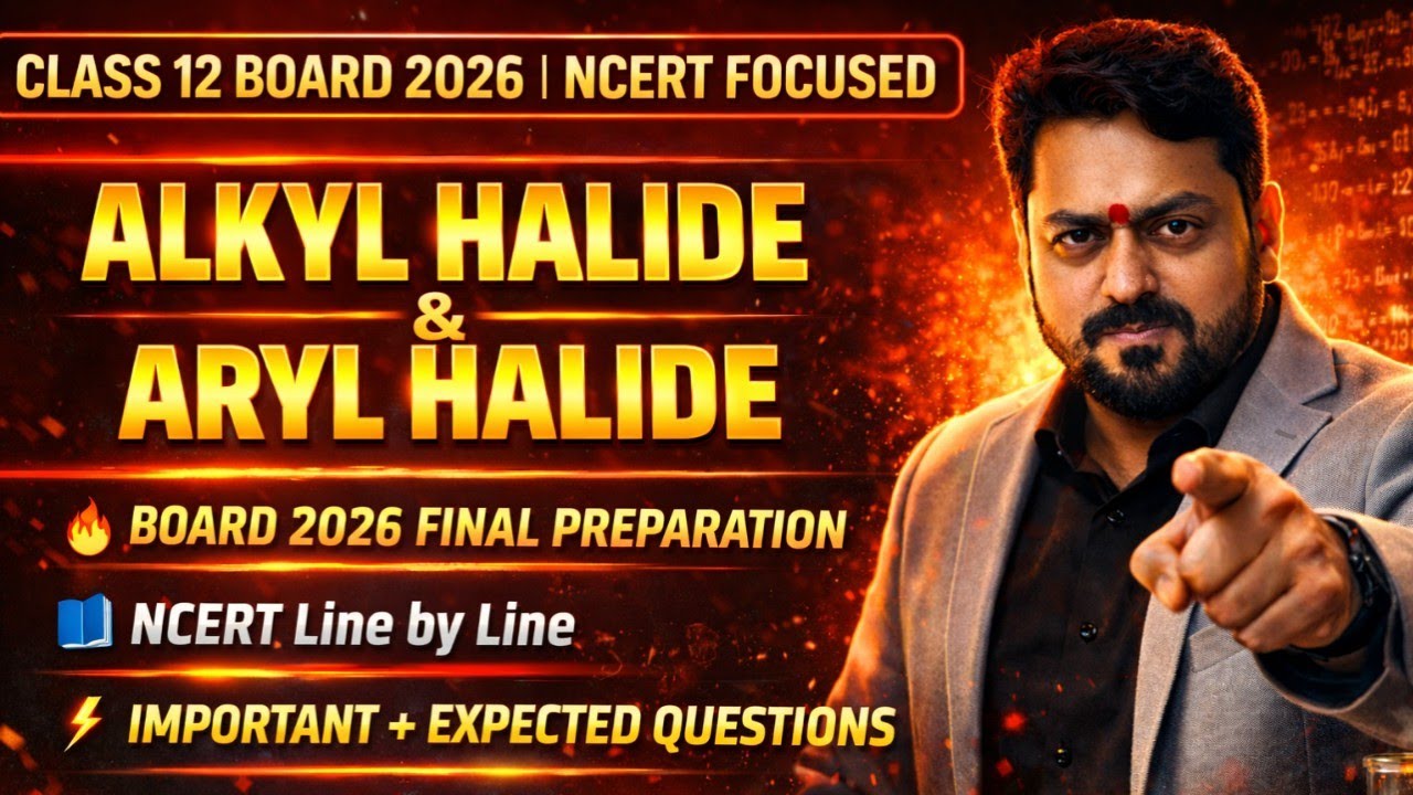 Alkyl Halide & Aryl Halide One shot Class 12 | Haloalkanes and Haloarenes | Class 12 Boards