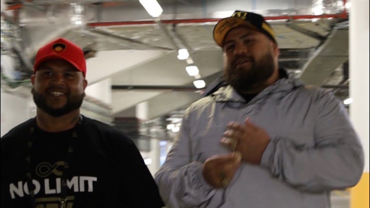 TAI ‘BAM BAM’ TUIVASA ARRIVES AT JOSEPH PARKER VS FAIGA ‘DJANGO’ OPELU FIGHT NIGHT