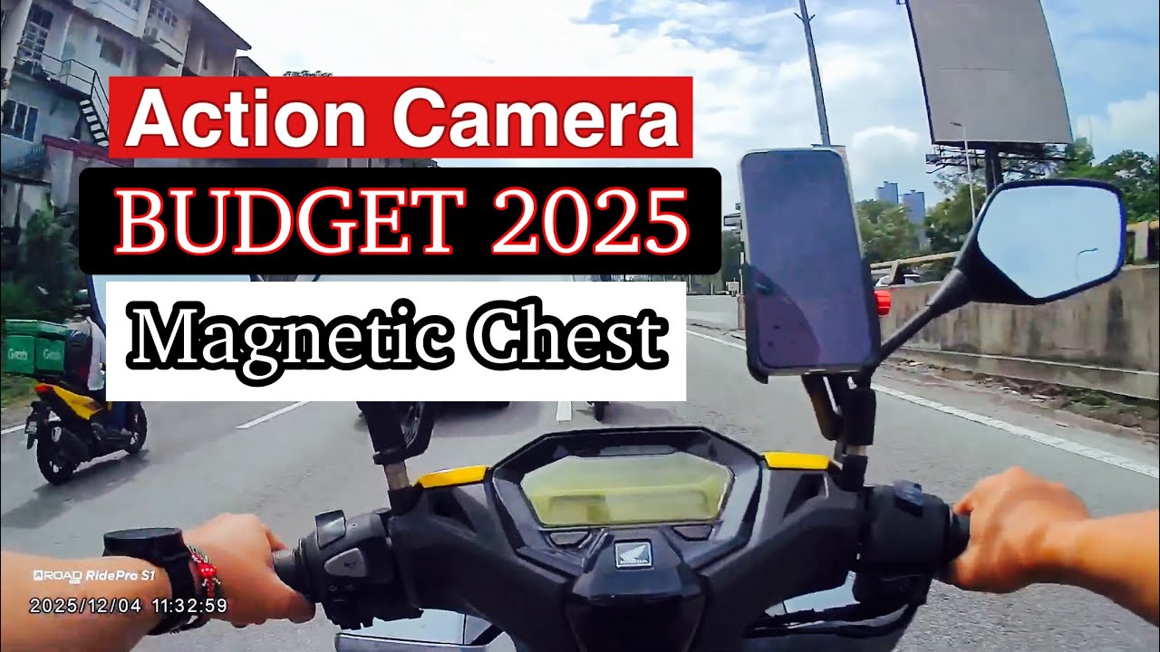 RoadCam RidePro S1 (Magnetic Chest) Uncut Raw Footage (HD)