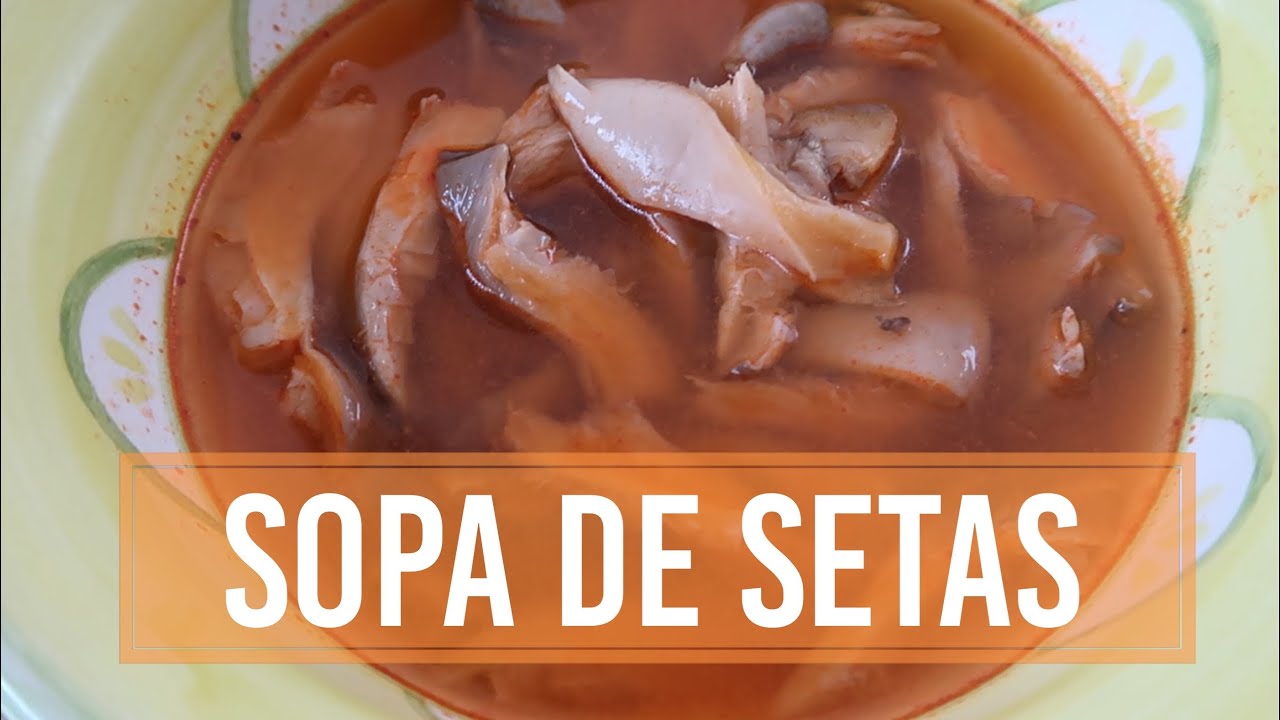 Nutrireceta: Sopa De Setas (Clean)